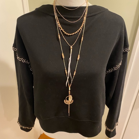 New Free People River and Roads Layered Necklace - Picture 3 of 6